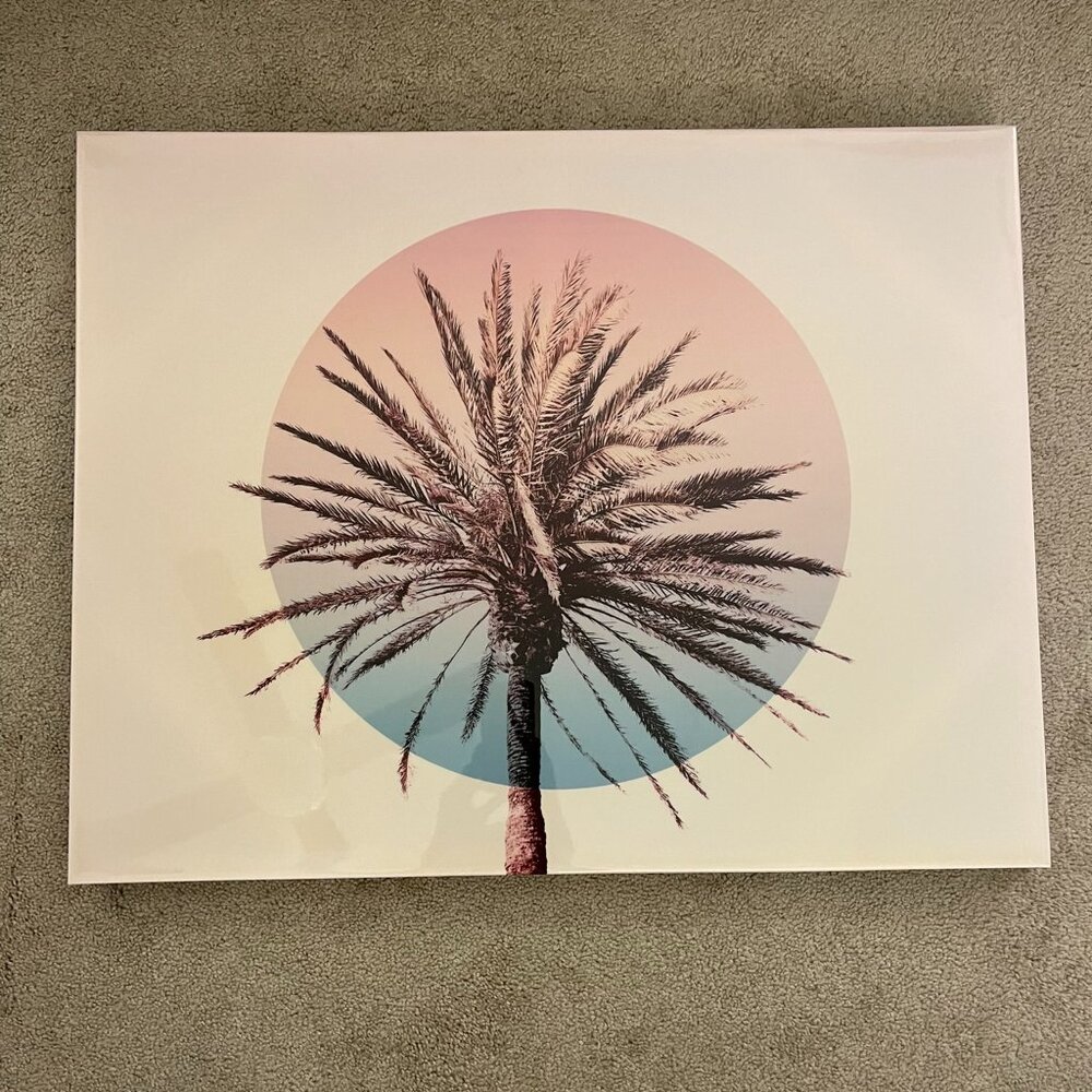 Colorful Palm Tree Wall Art